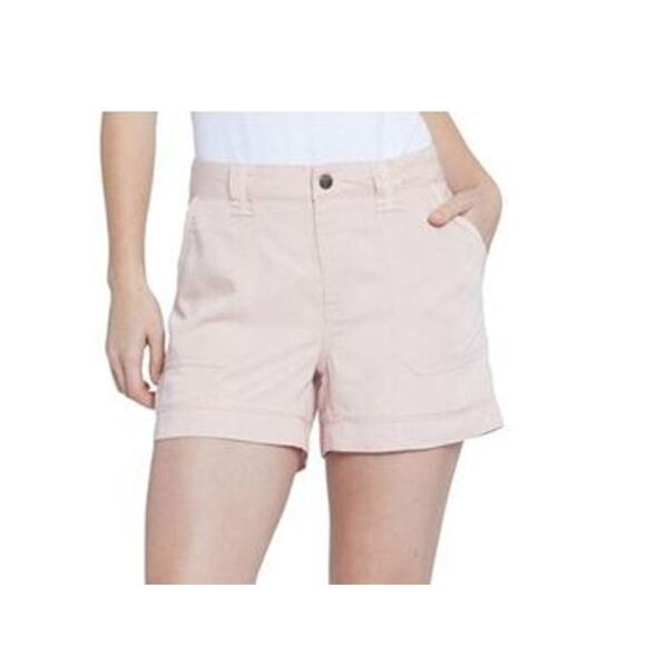 7 For All Mankind Cuffed Jean Shorts 29 Pastel Pink Cute Soft Girl Coquette Fall - Picture 2 of 6